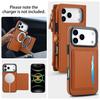 Crossbody Zipper Flip Multi Functional Detachable Wallet Leather Case For iPhone 17 Pro Max 16 Plus 15 14 13 12 11 Strap Cover