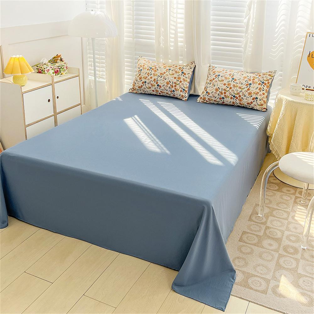 Four-piece Bedding Set Simple Duvet Cover Plant Flower Bed Sheet Adults and Kids Washed Cotton Pillowcase Home Textiles