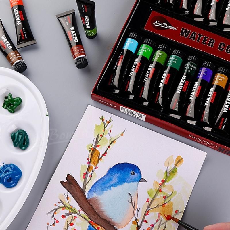 Oil Painting Pigment Set Special Watercolor Acrylic Aluminum Tube Painting Pigment for Art Students