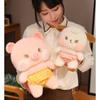 25cm Short Plush Toy Panda Rabbit Animal Doll Gift Cute Design Soft Comfortable