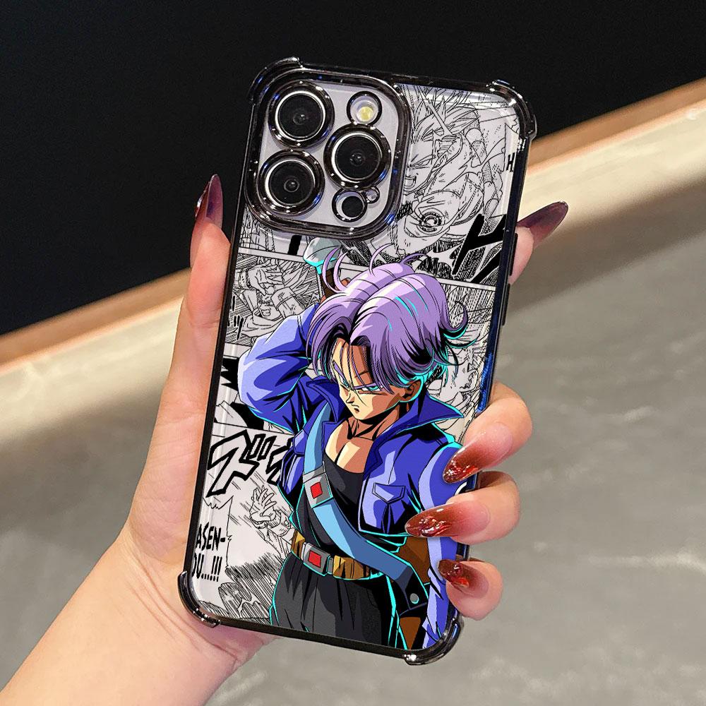 D-DRAGON BALL TRUNKS Funda For iPhone 18 17 Pro 16 15 14 13 12 11 Pro Max Case 17 Plus 17E 16E 17Air Silicon Protection Phone Cover