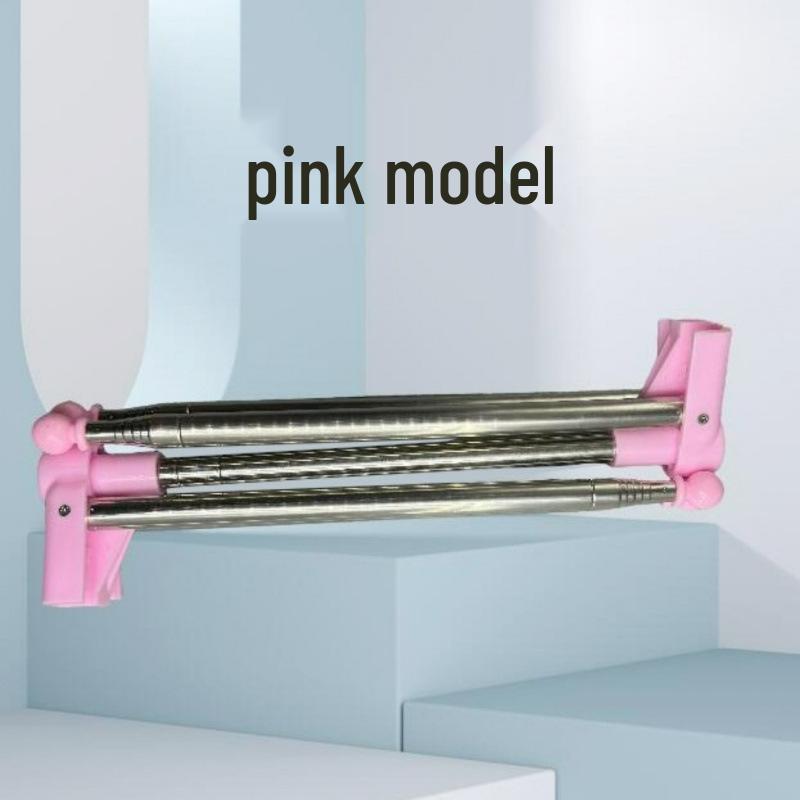 Portable Telescopic Stainless Steel Folding Drying Rack for Clothes