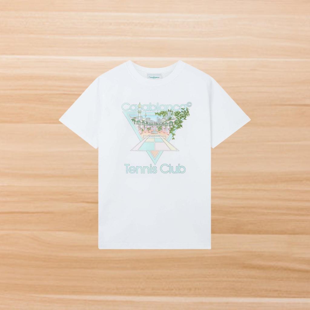 Cross-border foreign trade casablanca Casablanca short-sleeved American tide brand niche loose high street tide brand t-shirt