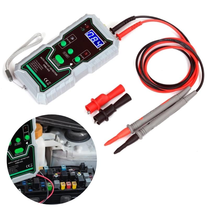 Circuit Breaker Finders Auto Circuit Detector 0-100V Buzzer Multifunctional Car Circuit Diagnostic Test Tool