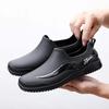 New Men's Rain Shoes Fashion Short Work Water Boots Non-slip Waterproof Kitchen Rubber Shoes Thick Sole Wear-resistant Car Wash Fishing
