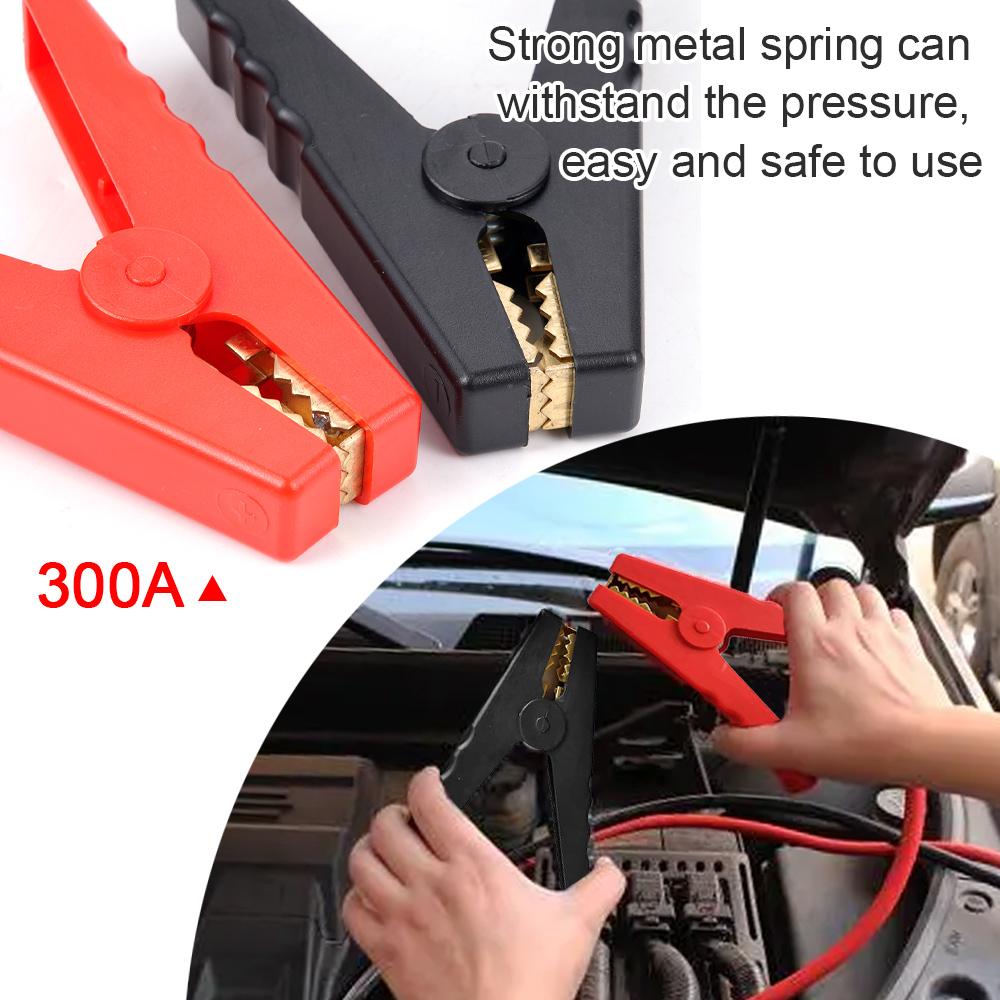 500A Crocodile Alligator Clip Car Caravan Van Battery Test Lead Clip Alligator Clip Crocodile Clamp Test Connector Plug Power
