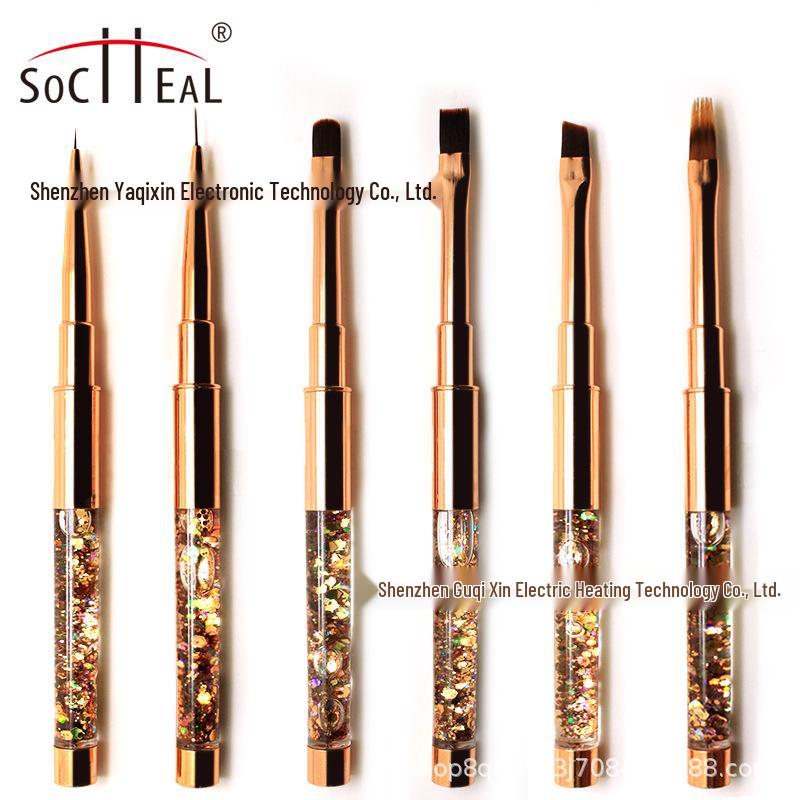 

Rose Gold Gradient Glitter Nail Art Brush