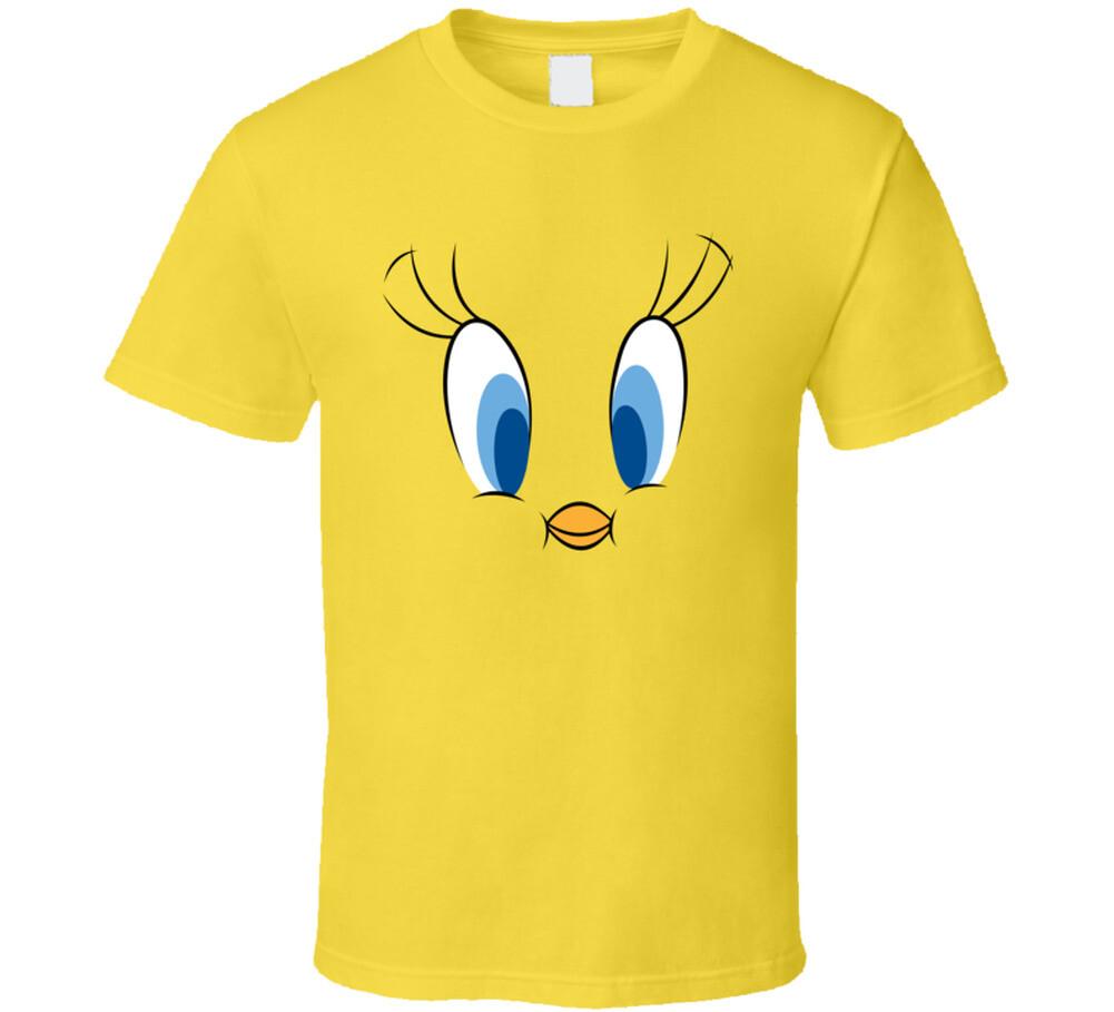 Tweety Bird Looney Tunes Full Face Halloween T Shirt XL