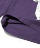 [go slow caravan] 341902 USA/C Iwana Cat Print Long Sleeve T-Shirt, Violet, Medium
