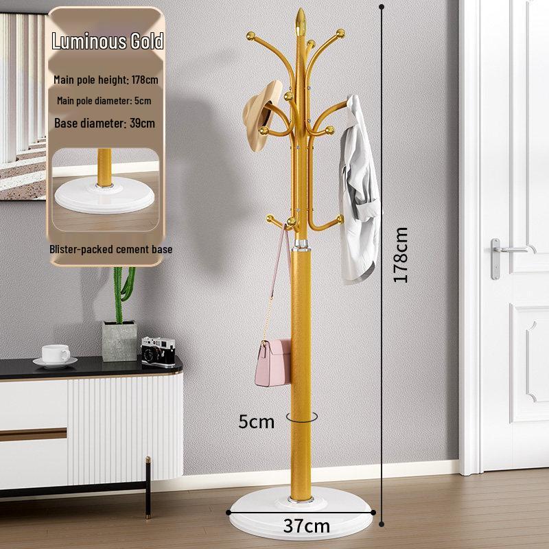 Modern Floor-Standing Coat and Clothes Rack for Bedroom or Living Room