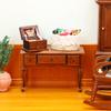 Miniature Desk 1/12 Scale Dollhouses Furniture With Three Drawers For Living Room And Bedroom Scene Display Decoration