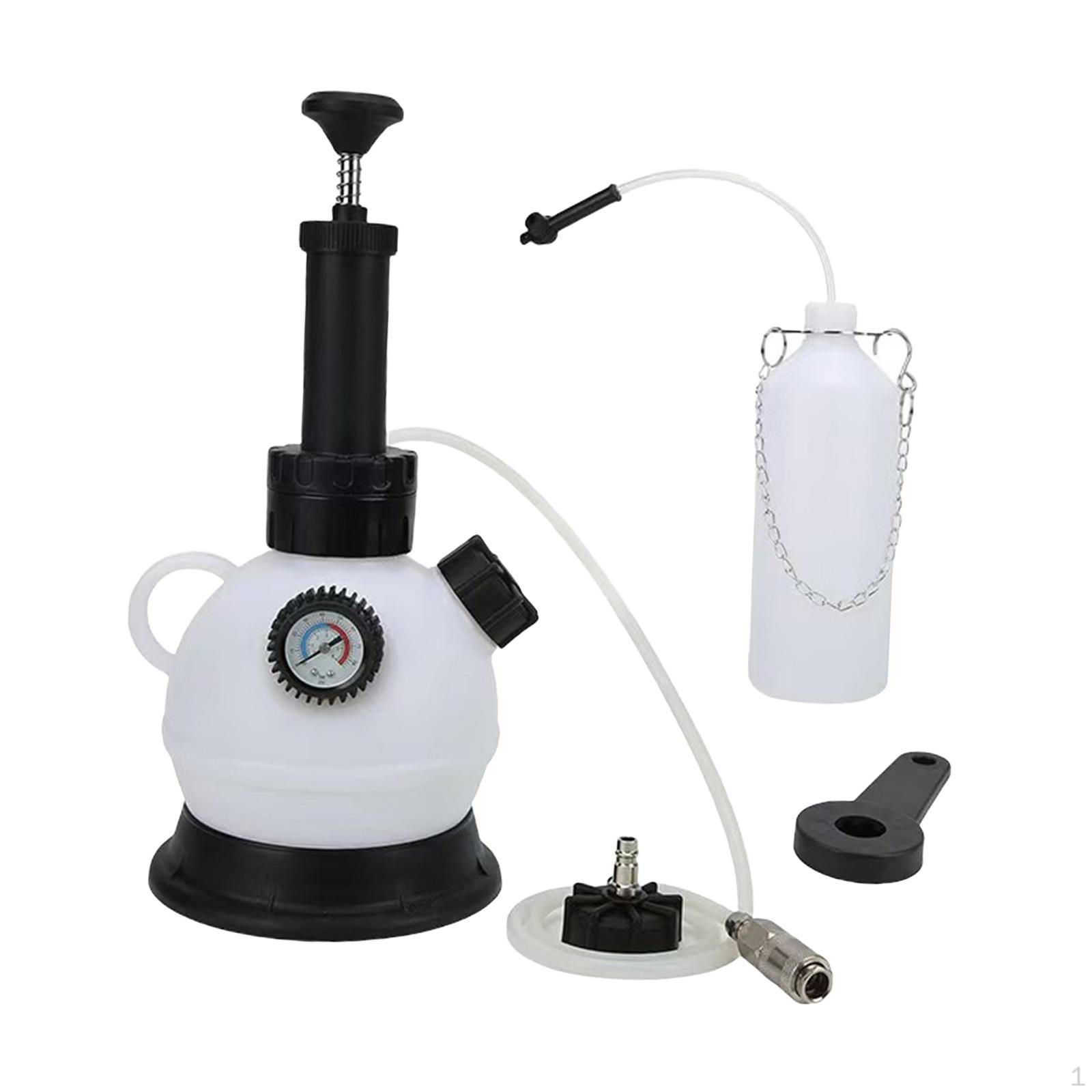 

Комплект вакуумного насоса для прокачки тормозов 2 л Инструмент для замены масла Один человек Подходит для большинства европейских главных цилиндров