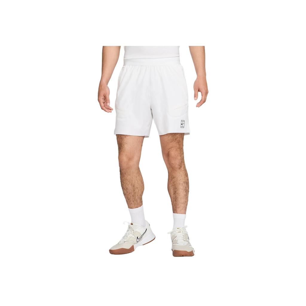 New Nike AdvantageDri Fit Tennis Bottom Men's White/Black FZ6914-100
