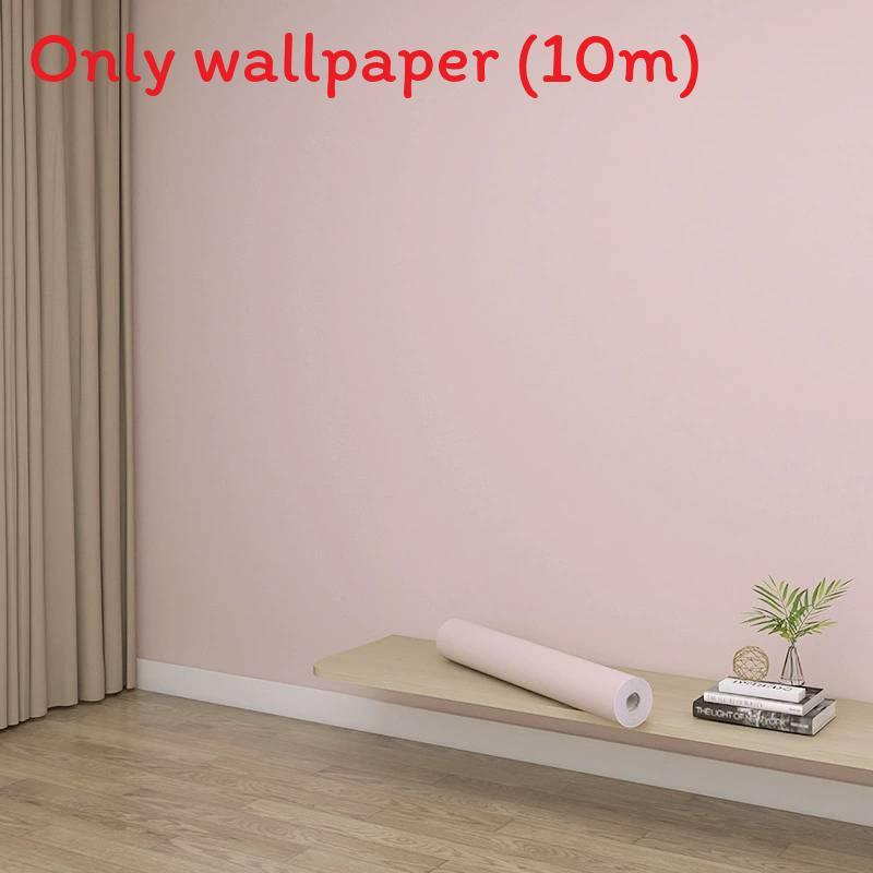 Matte Solid Color Design Dormitory Bedroom Decoration Self Adhesive Wallpaper