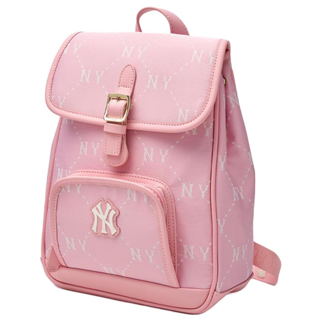 New MLB Polyester Backpack Women's Pink 7ABKMD45N-50PKL