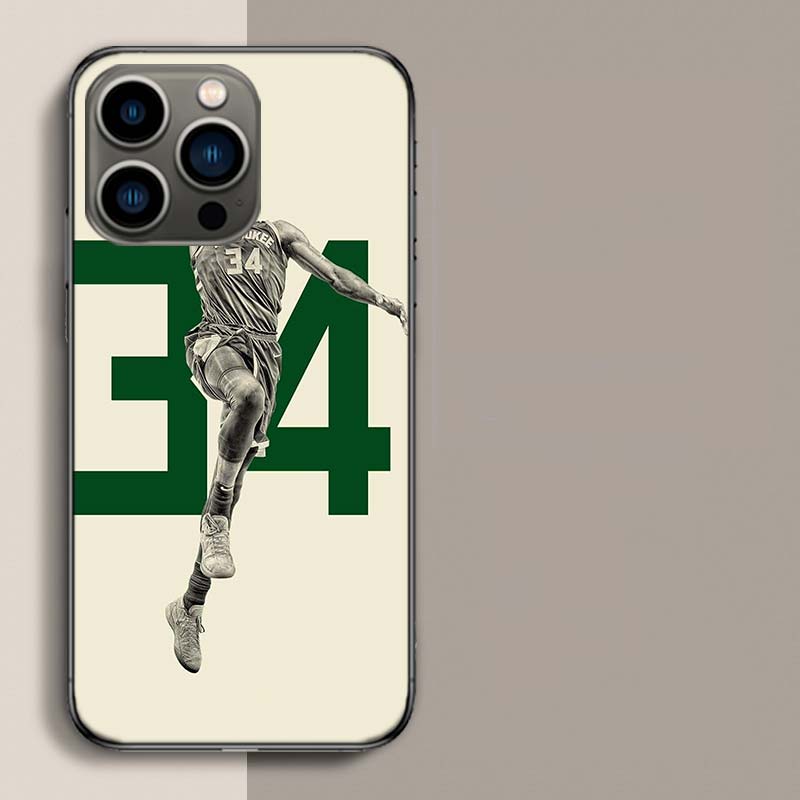 

Баскетбольный чехол для телефона Giannis Antetokounmpo Для iPhone 17 Air 15 Pro 14 Plus 16 Pro Max 12 13 Mini 11 16E X XS Защитный чехол Милый Fundas iPhone 16 Pro Max