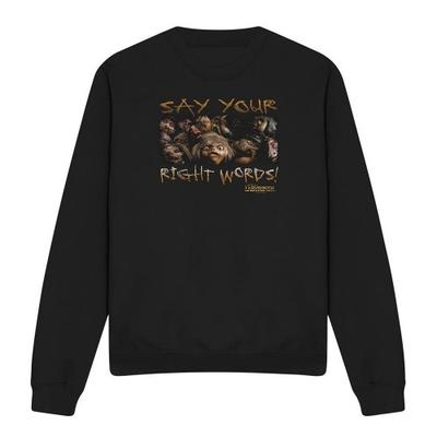 Labyrinth Unisex Adult Say Your Right Words Sweatshirt