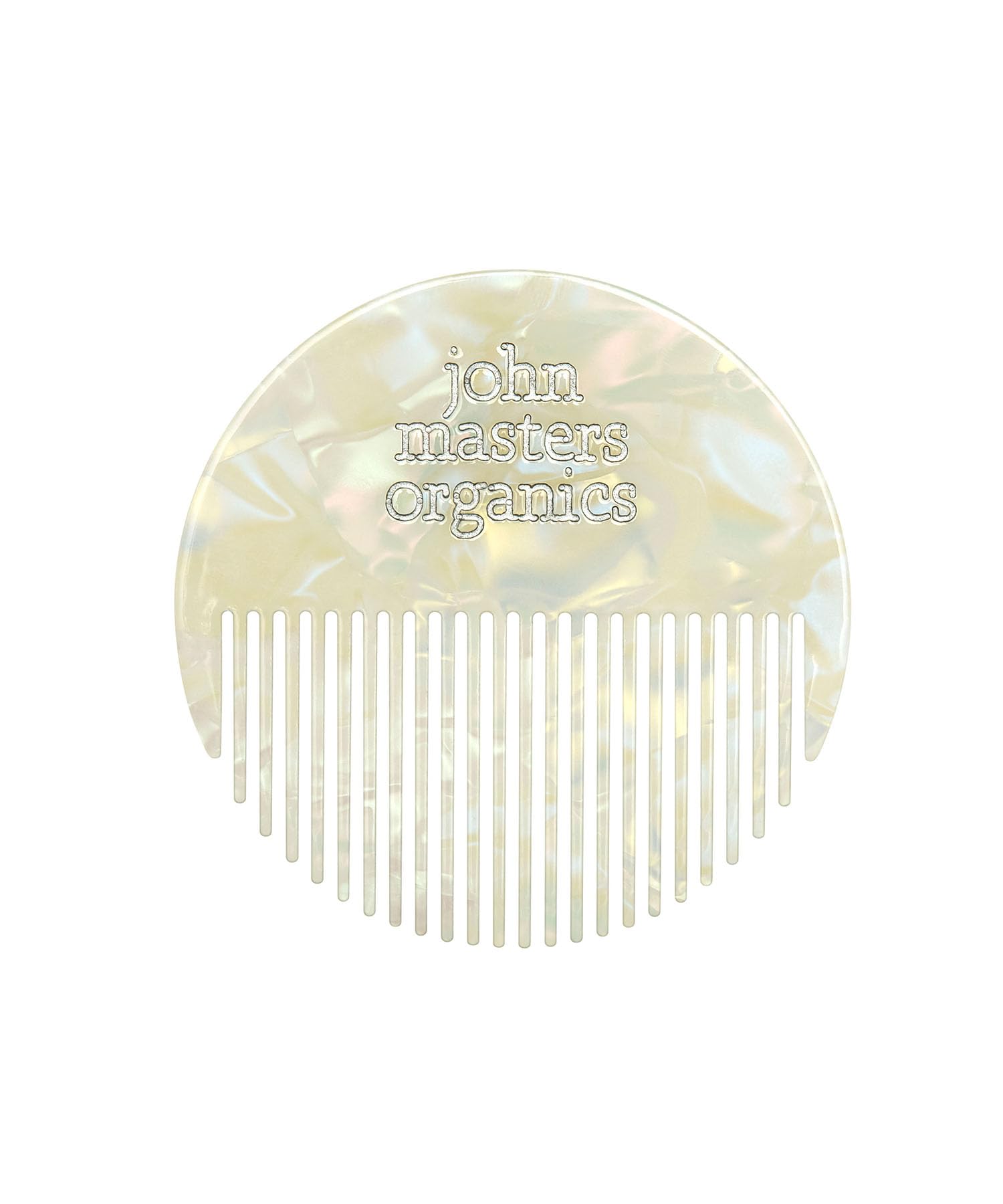 

John Masters Organics Круглая мини-расческа Ракушка