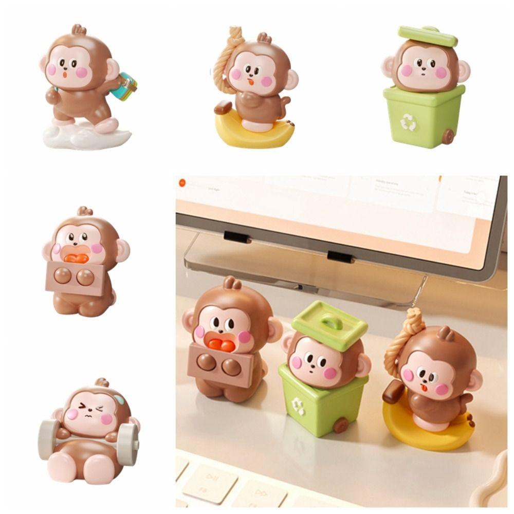Handmad Little Monkey Ornaments Statue Monkey Landscape Decoration  Children Toys