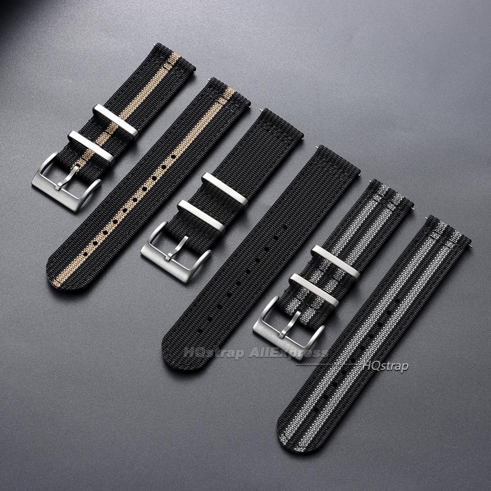 Curea de ceas din pânză și nailon 20mm 22mm Brățară universală cu eliberare rapidă pentru bărbați Femei Curea sport Accesorii pentru brățară smartwatch