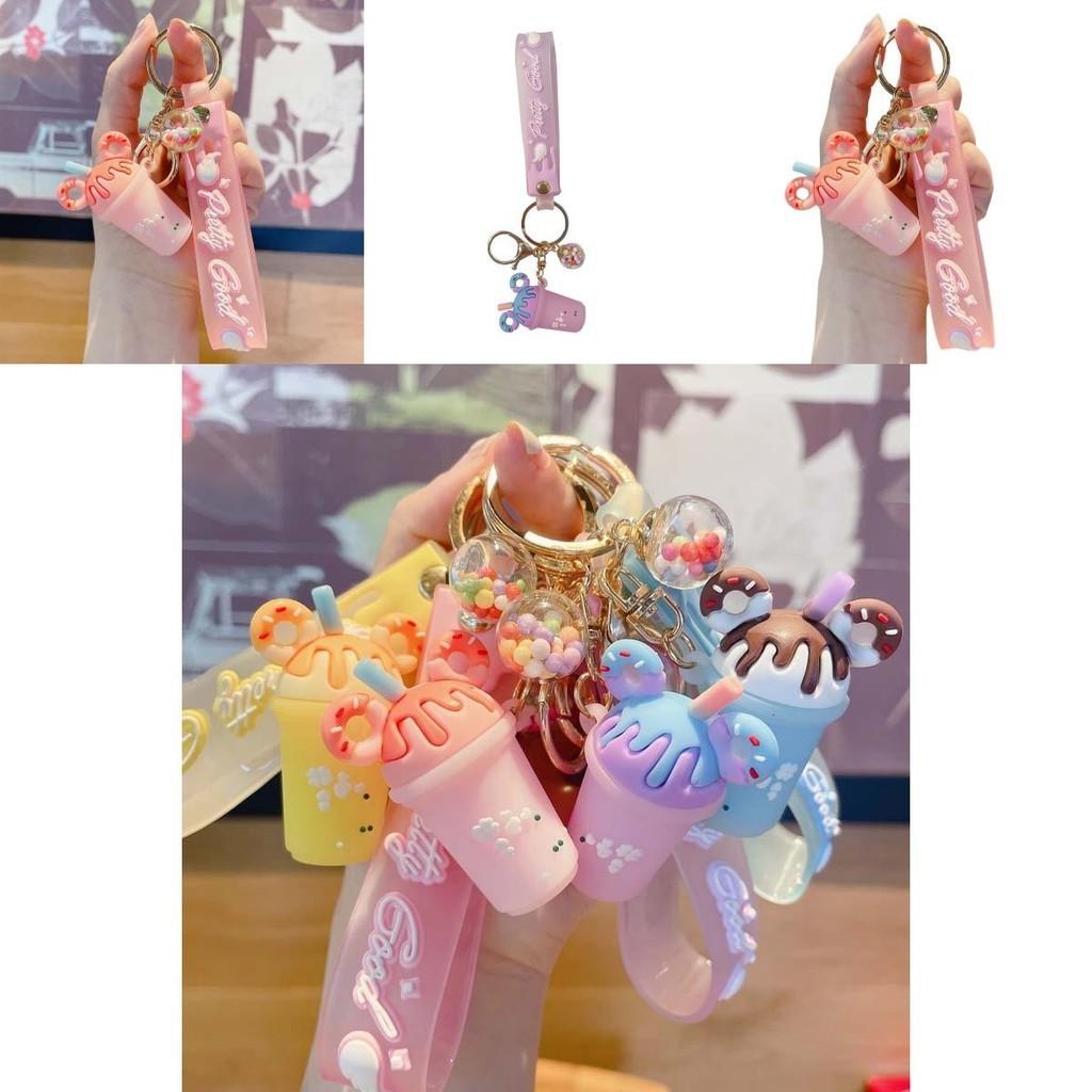 Cute Ice Cream Keychain Pvc Pendant Fashionable Gift Wholesale