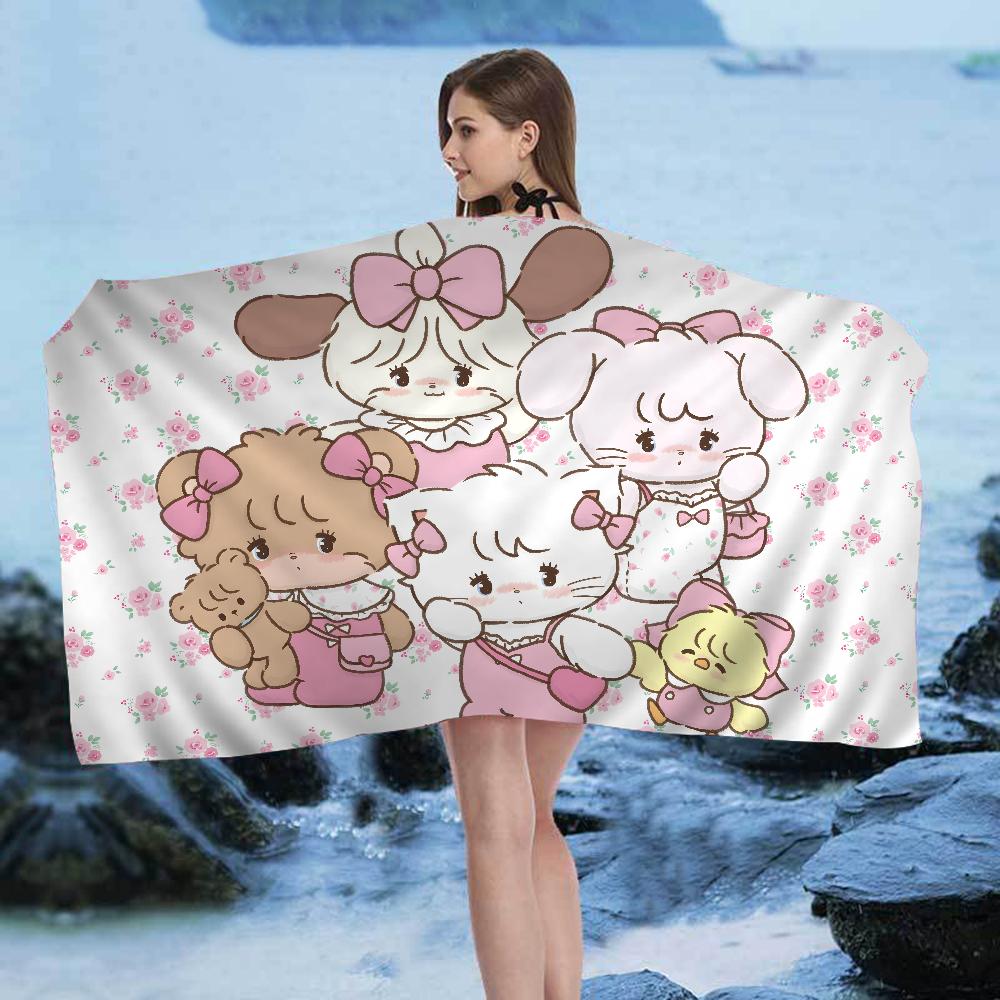 Mikko Anime Beach Towel For Kids Personalized Bath Towel Pool Towel Vacation Gift Picnic Towel Party Gift