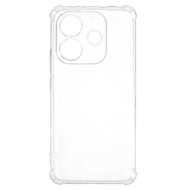 

Для Xiaomi Redmi Note 14 4G (164,84 мм) Чохол для телефону посилені чотири кути протиударний прозорий ТПУ чохол Type A