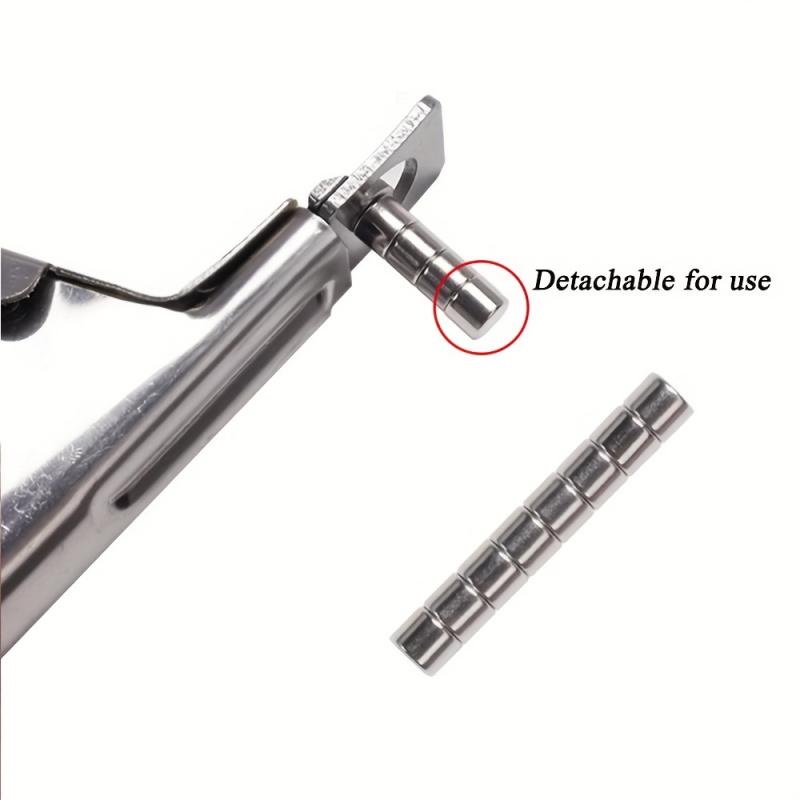 Nůžky na akrylové nehty s 10 magnety, vhodné pro dlouhé akrylové gelové tipy, nastavitelné, nerezová ocel