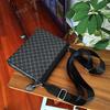 Men's Retro Floral Leather Bag Set: Shoulder, Crossbody, Clutch, Wallet, Backpack