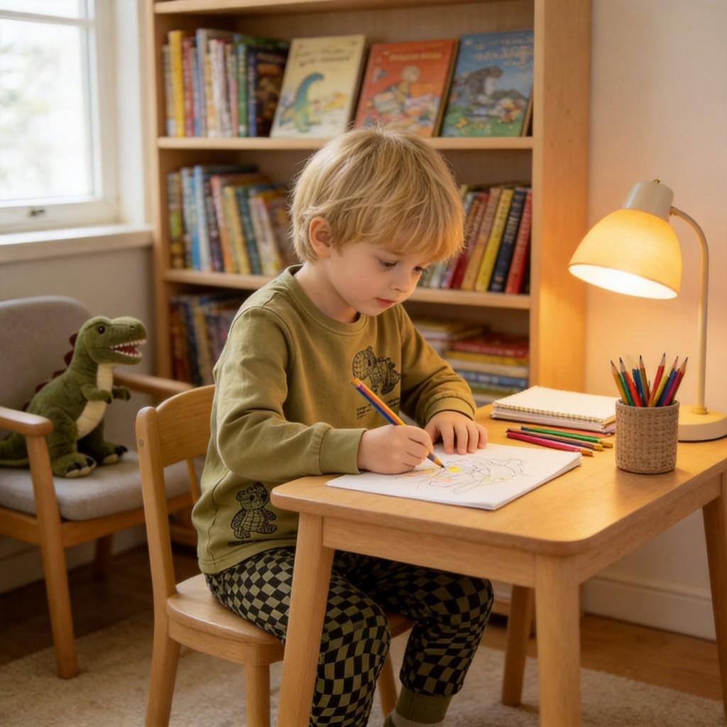 Kids Boys Sweater Set With Cotton Fabric And Abstract Prints For Autumn Winter Play