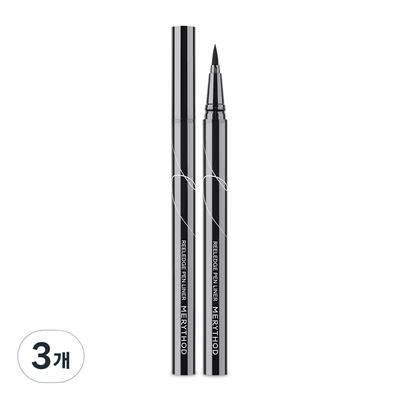 Merry Sword Lil‘ Edge Pen Liner Eyeliner 0,4g, schwarz, 3 Stk.