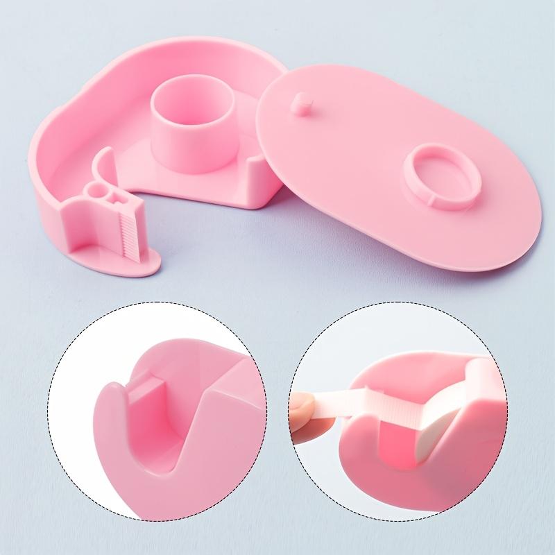 Eyelash Extension Tape Dispenser, Plastic Adhesive Cutter Holder Base, Makeup Grafting Tools, Unscented, No Electricity or Battery Needed