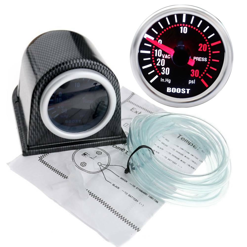 52Mm 30Psi bilinstrument trykkvakuumturbin turbo boosttrykkpeker