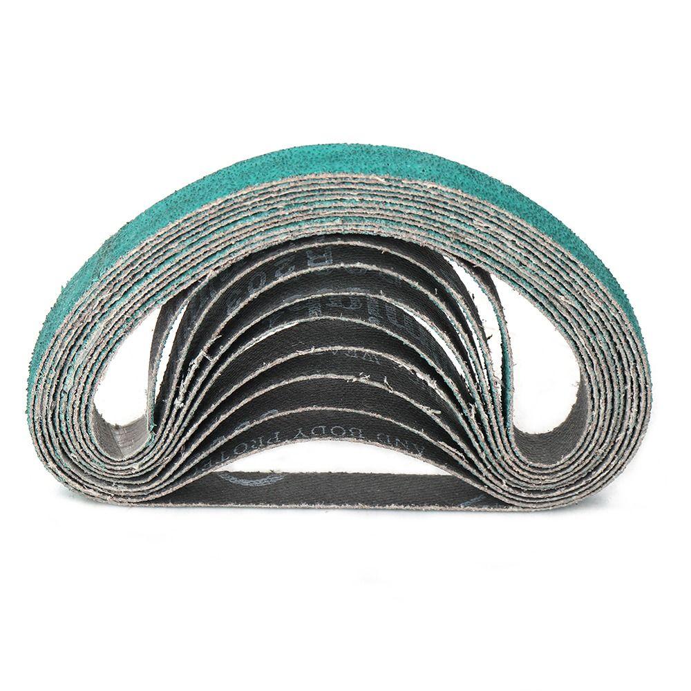 1Pcs Zirconia Sander Abrasive Belt 40-120 Grit Polishing Tool for Metal Wood Furniture Grinding