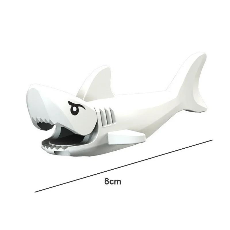 Sea World Animals Adventure Mosasaurus Plesiosaurus Hai Modell Byggeklosser Enlighten Actionfigur Klosser Leker For Barn