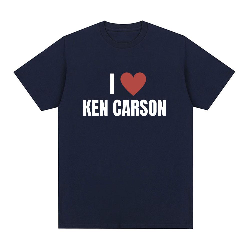 I Love Ken Carson T Shirts Men Women Fashion Hip Hop T-Shirt 100% Cotton Casual Cozy Oversized Short Sleeve T-shirts Streetwear