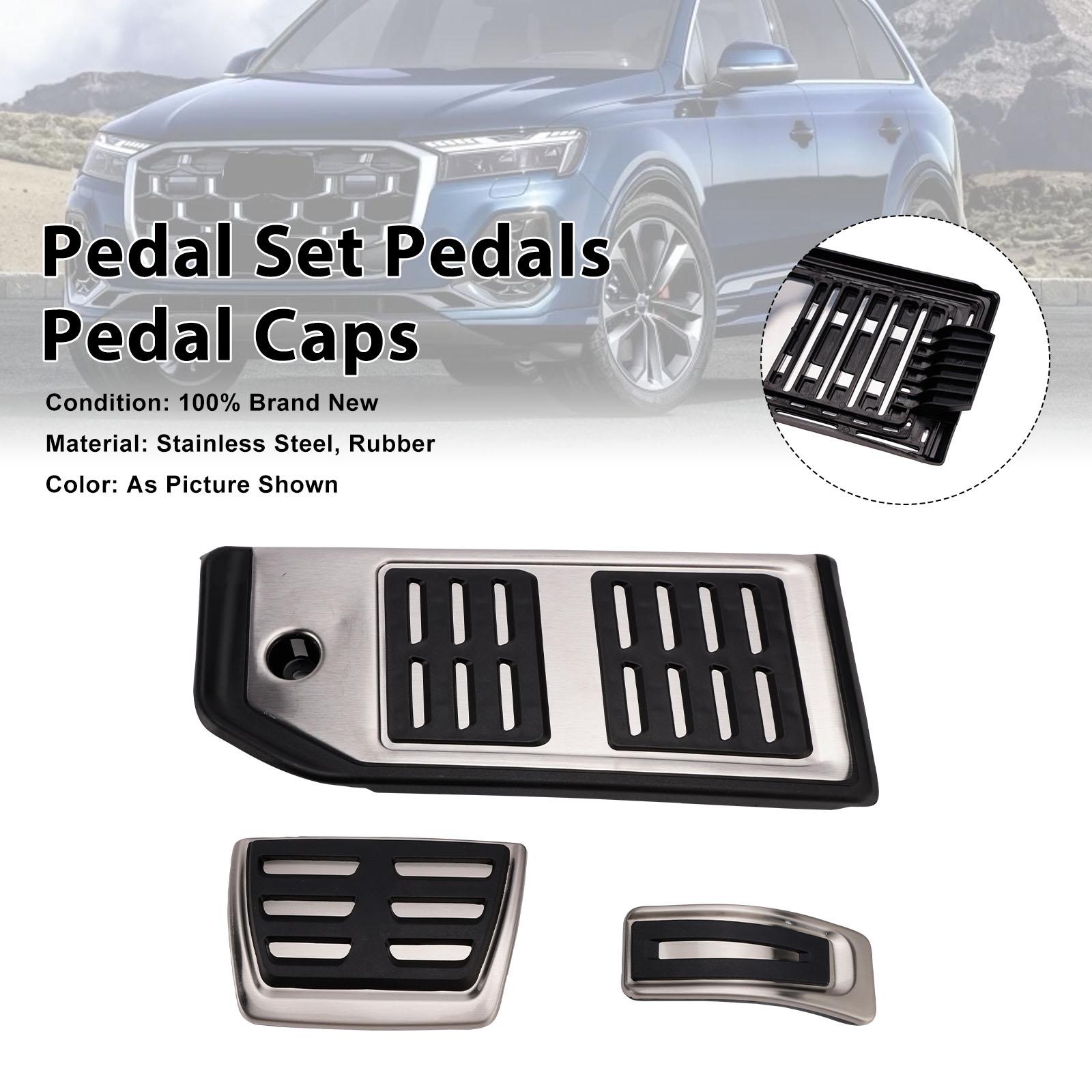 Pedal Set Pedals Pedal Caps For Q7 4MB 2015-2025 Q8 4MN 2018-2025