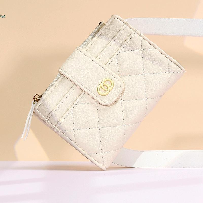 Korean Style Women's Wallet: Compact Card Holder & Coin Purse