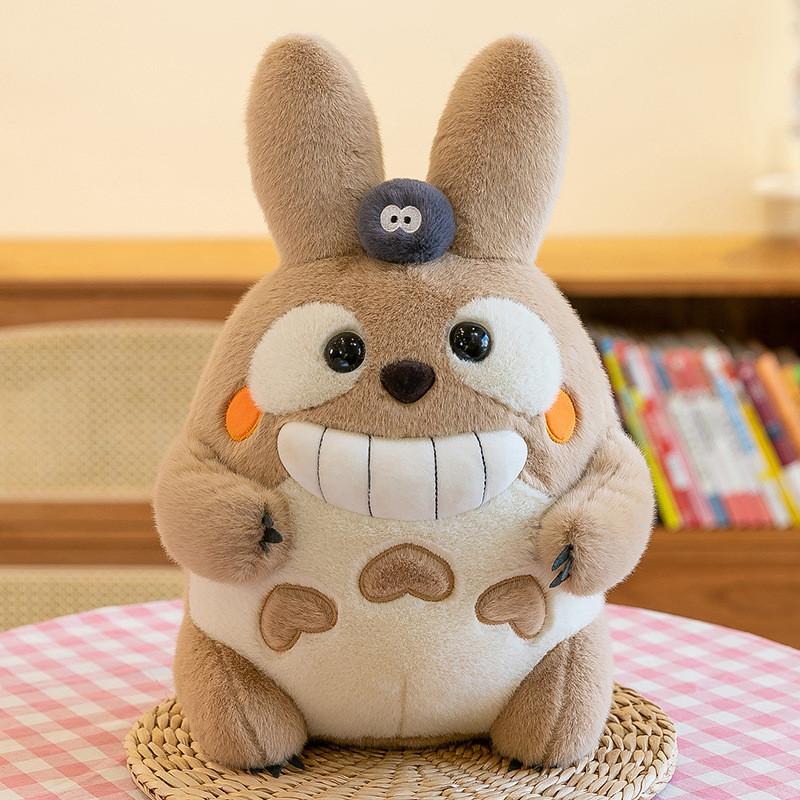 Adorable Totoro Plush Toy Soft Cushion Cute Stuffed Animal Doll For Kids Gift