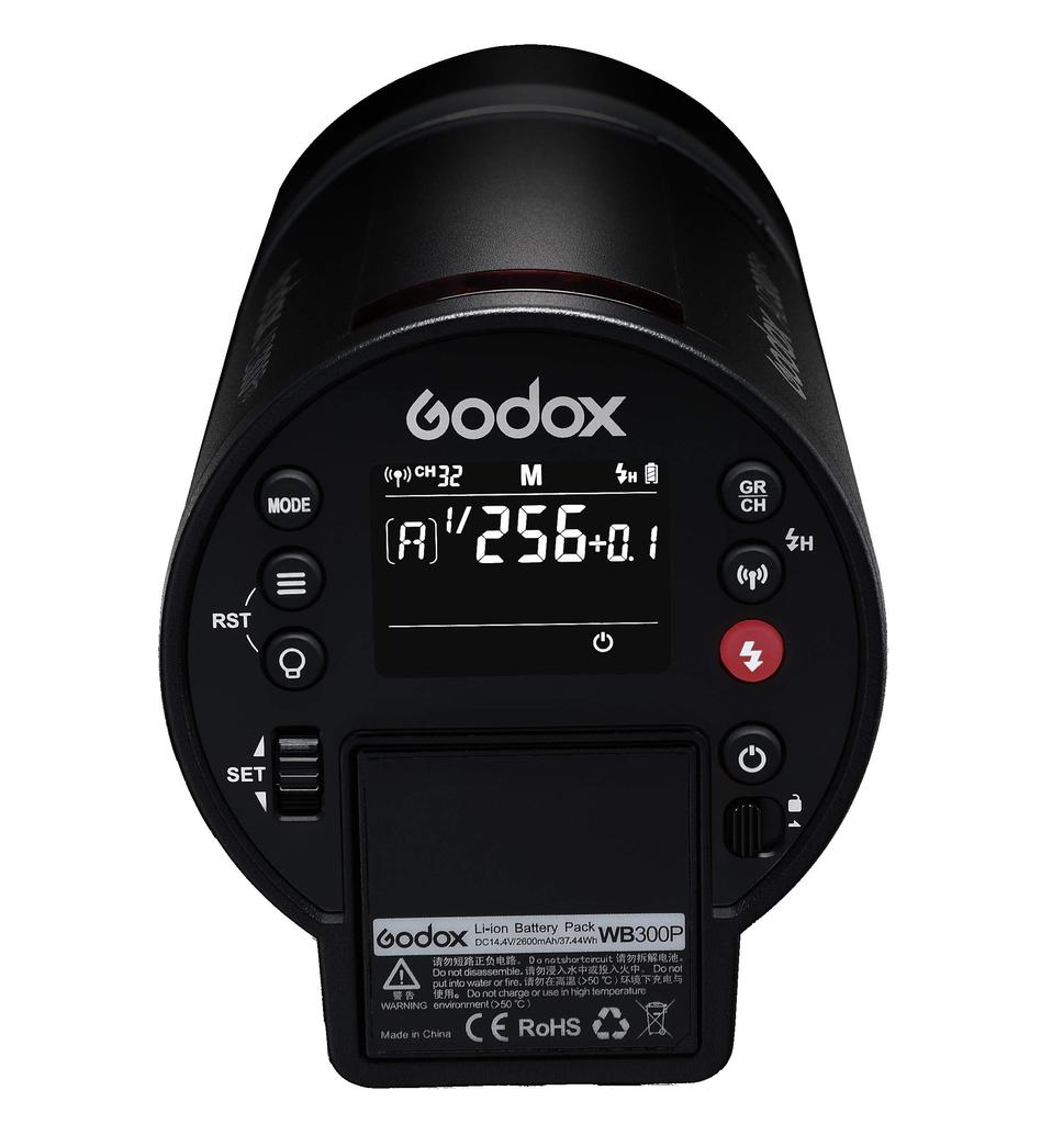 Godox AD300Pro Flash TTL Approximately 320 Full Second Recycle Second 12W Modeling Brightness Levels Strobe, 300W, 2.4G Wireless, Flashes, 0.01-1.5