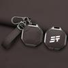 Auto Key Fob Cover Case Mount Housing Fit For Chery Auto Jetour Traveller Jetour T2 Zinc Alloy Genuine Leather Protect Key Ring Auto Accessories