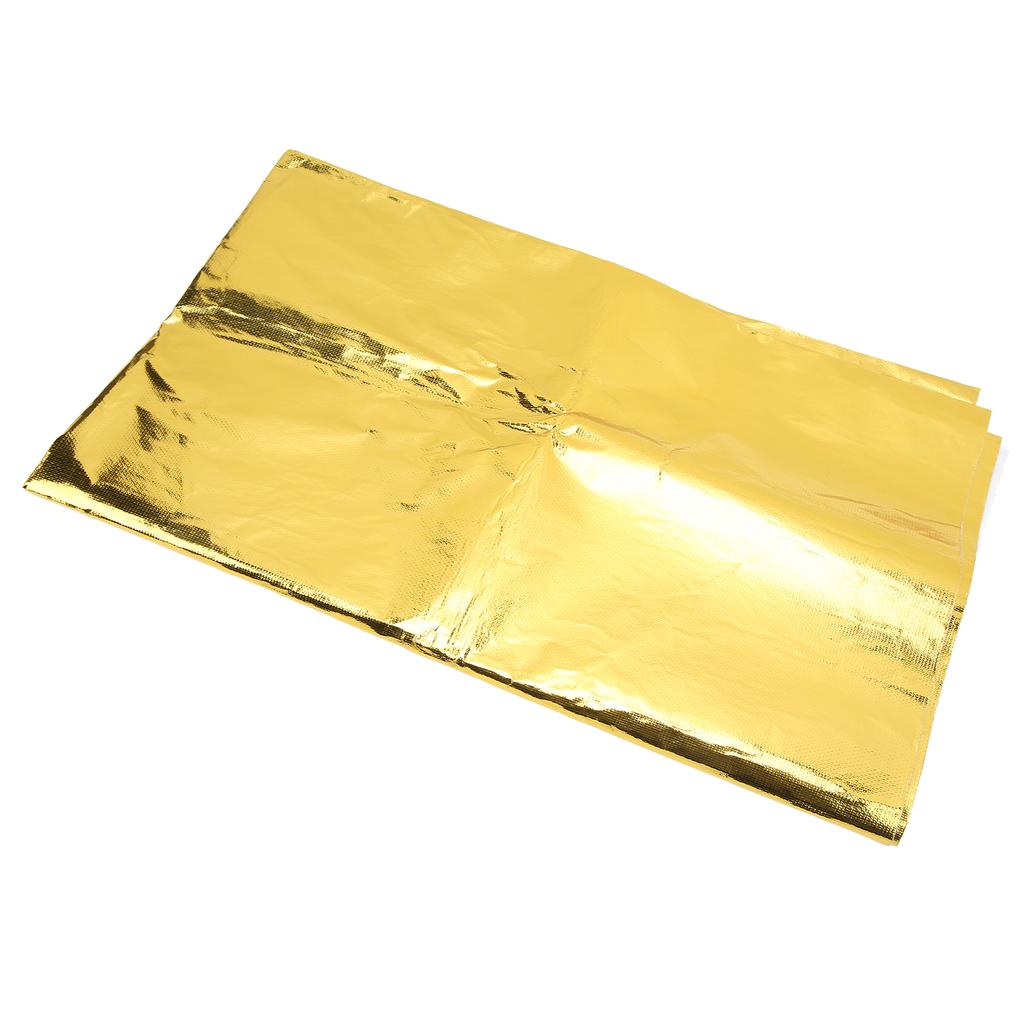 Self Adhesive Reflective Gold High Temperature Heat Shield Wrap Tape Thermal Insulation for