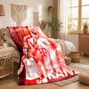 Manta de Franela con Estampado de Harry Kane Suave Cálida Manta para Sofá Cama para Hogar Oficina Dormitorio