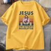 Jesus The Ultimate Deadlifter Gym Working Out Fitness Vintage T Shirt for Men T-shirt Male Cotton Summer Men's T-shirt Clothes