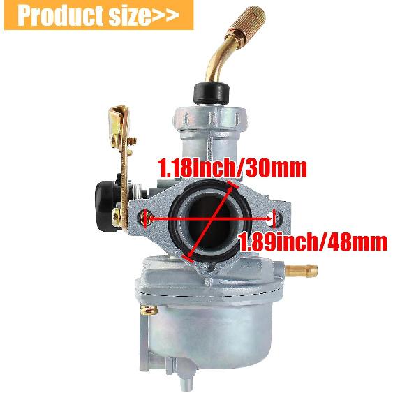 Carburetor Compatible with Kawasaki KLX110 KLX110L KLX140 KLX140L 15003-0097 15003-1694 15004-0024 15004-0065 KLX 110 140 Carb
