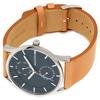 Skagen Men's Watch SKW6369 Navy Blue/Light Brown [Parallel Import]
