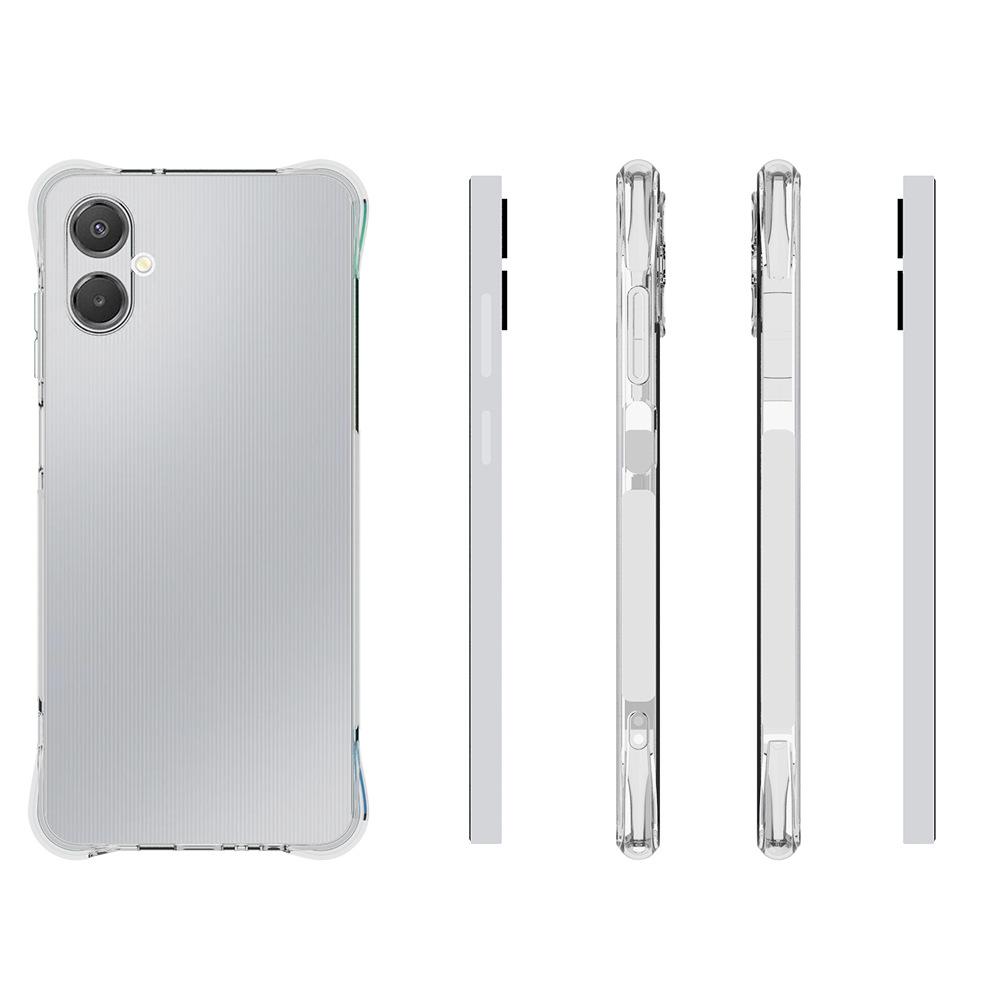 For Samsung Galaxy A06 5G Case WANLONFENG WL Series 2.0mm TPU Phone Cover with Tempered Glass Film