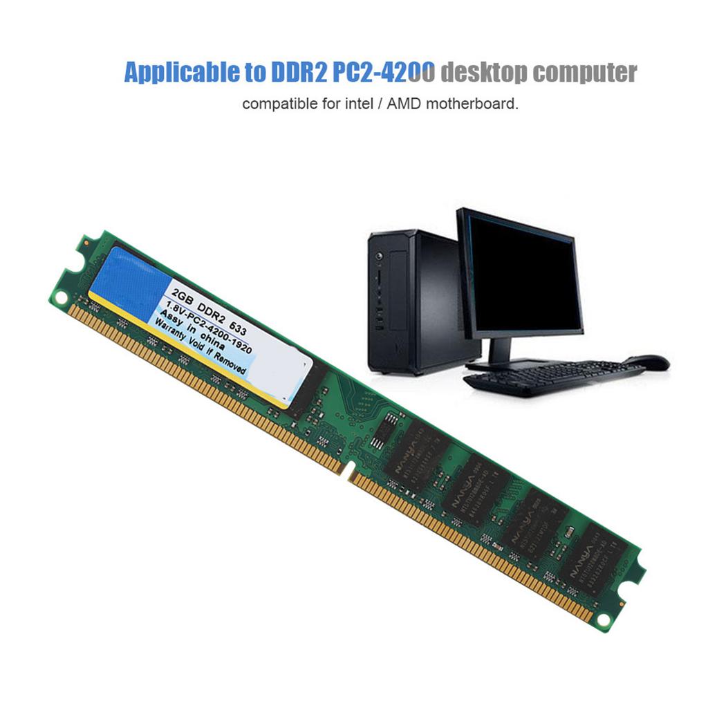 Xiede DDR2 533MHz 2G 240Pin For Desktop Motherboard Memory RAM Fully Compatible