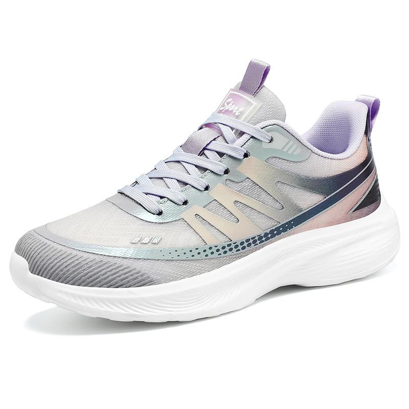 Sneakers autumn women's breathable mesh shoes outdoor lightweight running shoes casual versatile women's shoes trendy single shoes