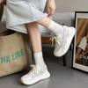 Mesh Daddy Shoes Women's 2025 Summer and Autumn Thick-soled Height-increasing Casual Little White Shoes Lightweight and Breathable Student Sneakers